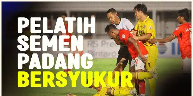 VIDEO: Pelatih Semen Padang Bersyukur dengan Hasil Imbang 1-1 Melawan Malut United di Pegadaian Liga 2