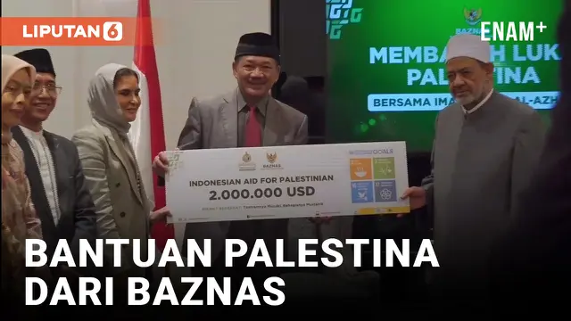 Baznas Serahkan Bantuan 32 Miliar Untuk Palestina