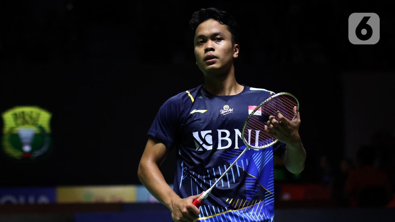 Anthony Sinisuka Ginting di Indonesia Open 2023