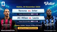 Live streaming Liga Italia pekan ke-14 dapat disaksikan melalui platform Vidio. (Dok. Vidio)