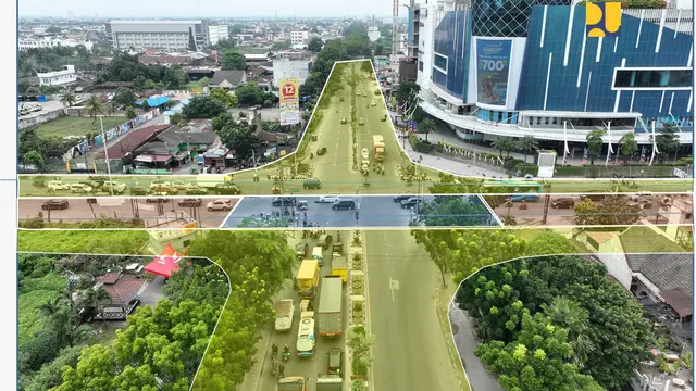Pembangunan underpass Gatot Subroto di Kota Medan, Sumatera Utara. (Dok Kementerian PUPR)