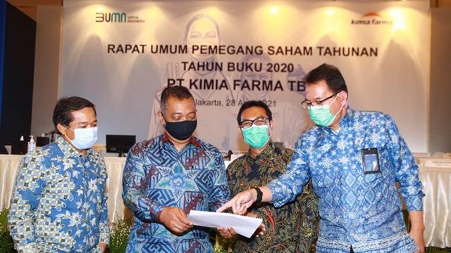 RUPST Tahun Buku 2020 PT Kimia Farma Tbk (KAEF) (Foto: Dok PT Kimia Farma Tbk)