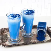 ilustrasi resep spirulina cloud smoothies/Teodor Costachioiu/Shutterstock