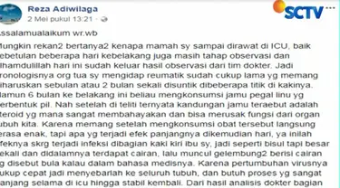 Dukungan moril dan materil pun mengalir, sehingga Reza mengurungkan niatnya.