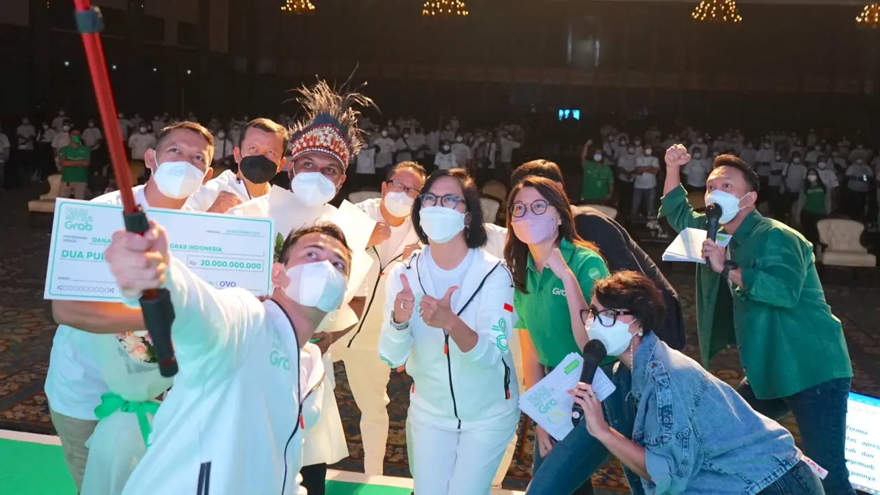 Grab Indonesia dan OVO Bagikan Rp20 Miliar di Peluncuran Hari Mitra Grab