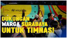 Berita Video, warga Surabaya berikan dukungan Timnas Indonesia U-17 saat gelar latihan pada Rabu (8/11/2023)