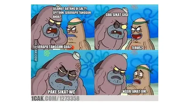 6 Meme 'Seberapa Tangguh' Seperti dalam Serial SpongeBob Ini Bikin Ngakak
