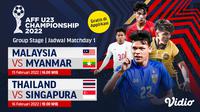 Link Live Streaming Pertandingan Piala AFF U-23 Gratis di Vidio, 15-16 Februari 2022. (Sumber : dok. vidio.com)