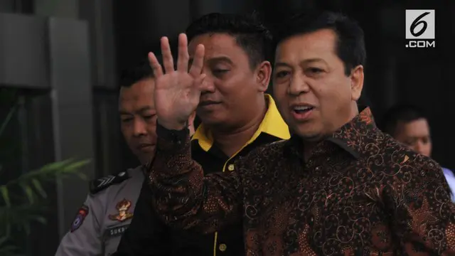 Ketua DPR Setya Novanto dipanggil kembali hari ini ke KPK sebagi tersangka kasu korupsi E-KTP.