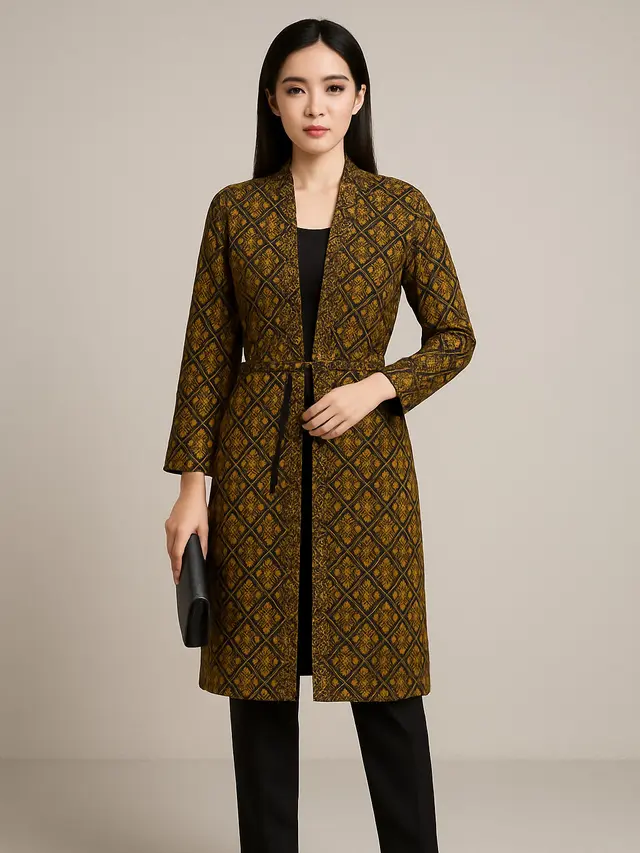 7 Model Baju Batik Lengan Lurus, Simpel tapi Mewah untuk Acara Resmi