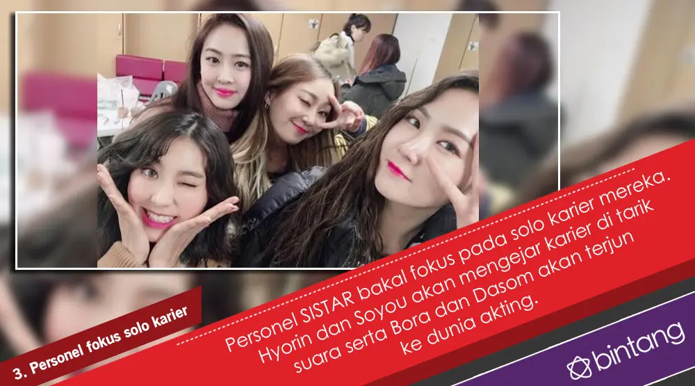 5 Fakta di Balik Bubarnya Girlband SISTAR. (Foto: Instagram/official_sistar, Desain: Nurman Abdul Hakim/Bintang.com)