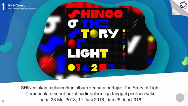 [Bintang] Wajib Dinanti, Ini 5 Fakta Comeback SHINee
