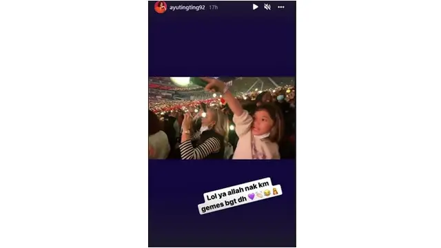 7 Momen Ayu Ting Ting dan Bilqis Nonton Konser BTS di Los Angeles, Seru Banget