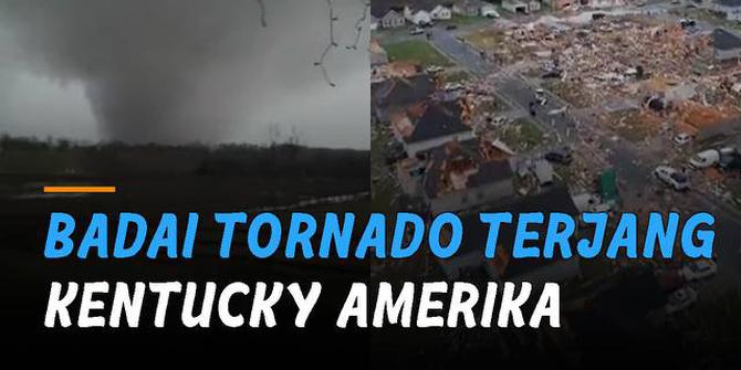 VIDEO: Viral Badai Tornado Terjang Kentucky, Amerika Serikat