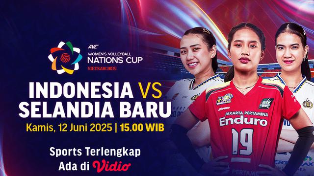 Indonesia vs New Zealand: AVC Women’s Volleyball Nations Cup 2025