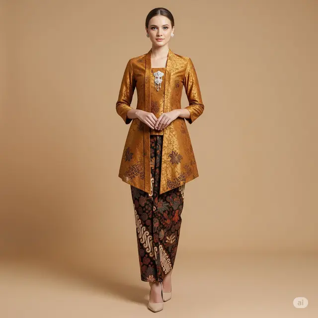 Desain Baju Brokat Modern. Foto: Gemini