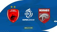 PSM Makassar vs Borneo FC. (Bola.com/Wiwig Prayugi)