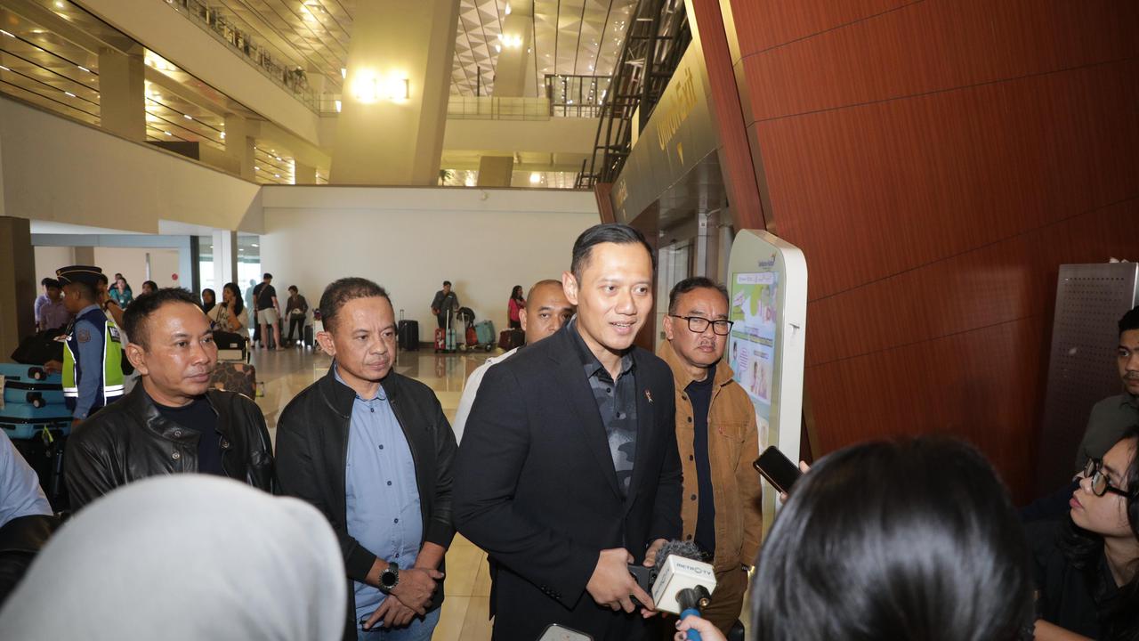 AHY dan Rombongan Kembali dari World Bank Land Conference