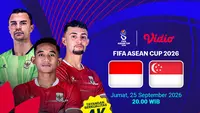 Indonesia vs Singapura di Vidio. (doc. vidio)