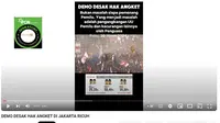 Penelusuran klaim video demo desak hak angket di Jakarta ricuh