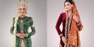 Lihat di sini beberapa gaya Puteri Indonesia 2024 Harashta Haifa Zahra mengeksplorasi kebaya.