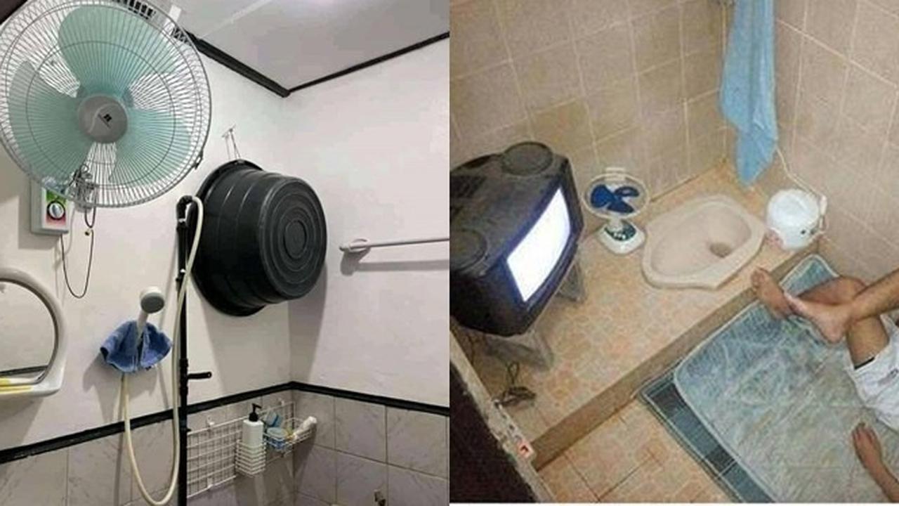 6 Potret Kamar Mandi dengan Fasilitas Lengkap Ini Bikin Heran