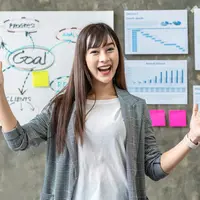 ilustrasi perempuan sukses/Chaay_Tee/Shutterstock