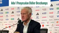 Didier Deschamps mengakui Prancis tampil kurang efisien pada babak pertama. Namun, Les Bleus bangkit setelah jeda dan mengamuk dengan tiga gol untuk mengalahkan Swedia 3-0 pada laga babak 32 besar Piala Dunia 2026 di Stadion MetLife, New Jersey, Rabu (1/7/2026) WIB.