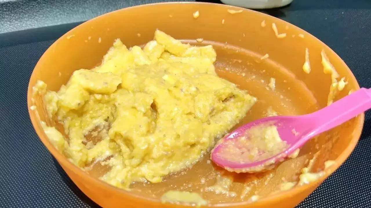 Resep MPASI untuk bekal mudik Lebaran 2023. (dok. Cookpad @ummurafarasya)