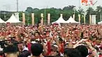 Acara Aksi Semangat Indonesia Menuju Masyarakat Produktif diikuti ribuan peserta. Masyarakat diajak lebih bersemangat dalam menghadapi hidup.