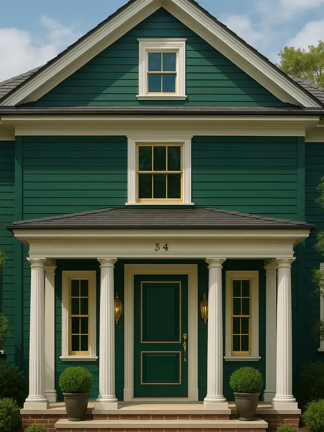 7 Kombinasi Cat Rumah Warna Hijau yang Bagus dan Elegan, Bikin Hunian Jadi Adem dan Estetik