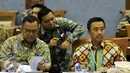 Menteri Pemuda dan Olahraga Imam Nahrawi saat mengikuti rapat kerja dengan Komisi X DPR di Kompleks Parlemen, Jakarta, Rabu (2/3). Rapat membahas Pemaparan perkembangan persiapan Asian Games XVIII Tahun 2018. (Liputan6.com/Johan Tallo)