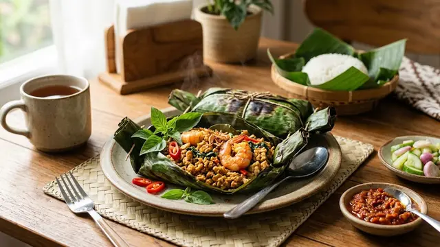 Resep Pepes Tempe Udang yang Lezat, Bumbunya Meresap Sempurna