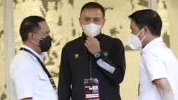 Semua kegiatan ini merupakan rekomendasi dari Kemenpora dan ingin memastikan langsung apakah pertandingan bisa dijalankan sesuai dengan apa yang disampaikan oleh PSSI. (Foto: Bola.com/M Iqbal Ichsan)