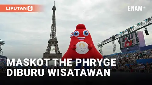 VIDEO: Permintaan untuk Maskot Olimpiade Paris Melonjak di Seluruh Ibu Kota