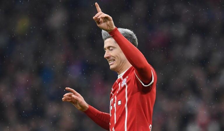 Striker Bayern Munchen asal Polandia, Robert Lewandowski. (AFP/Christof Stache)