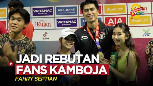 VIDEO SEA Games 2023: Pemain Timnas Voli Indonesia, Fahry Septian Jadi Rebutan Fans Kamboja