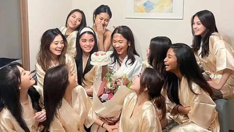 Momen Keakraban Fuji dan Azizah Salsha Istri Arhan, Bridesmaid Nikahan