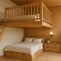 7 Inspirasi Desain Kamar Mezzanine di Rumah Minimalis (sumber: AI)