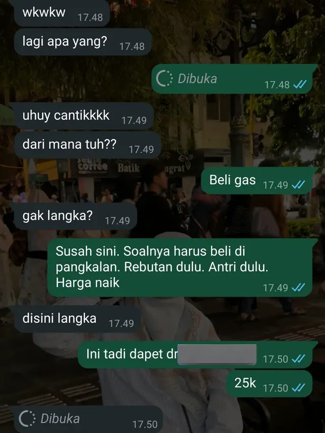 6 Chat Netizen ketika Antre Gas LPG 3 Kg,