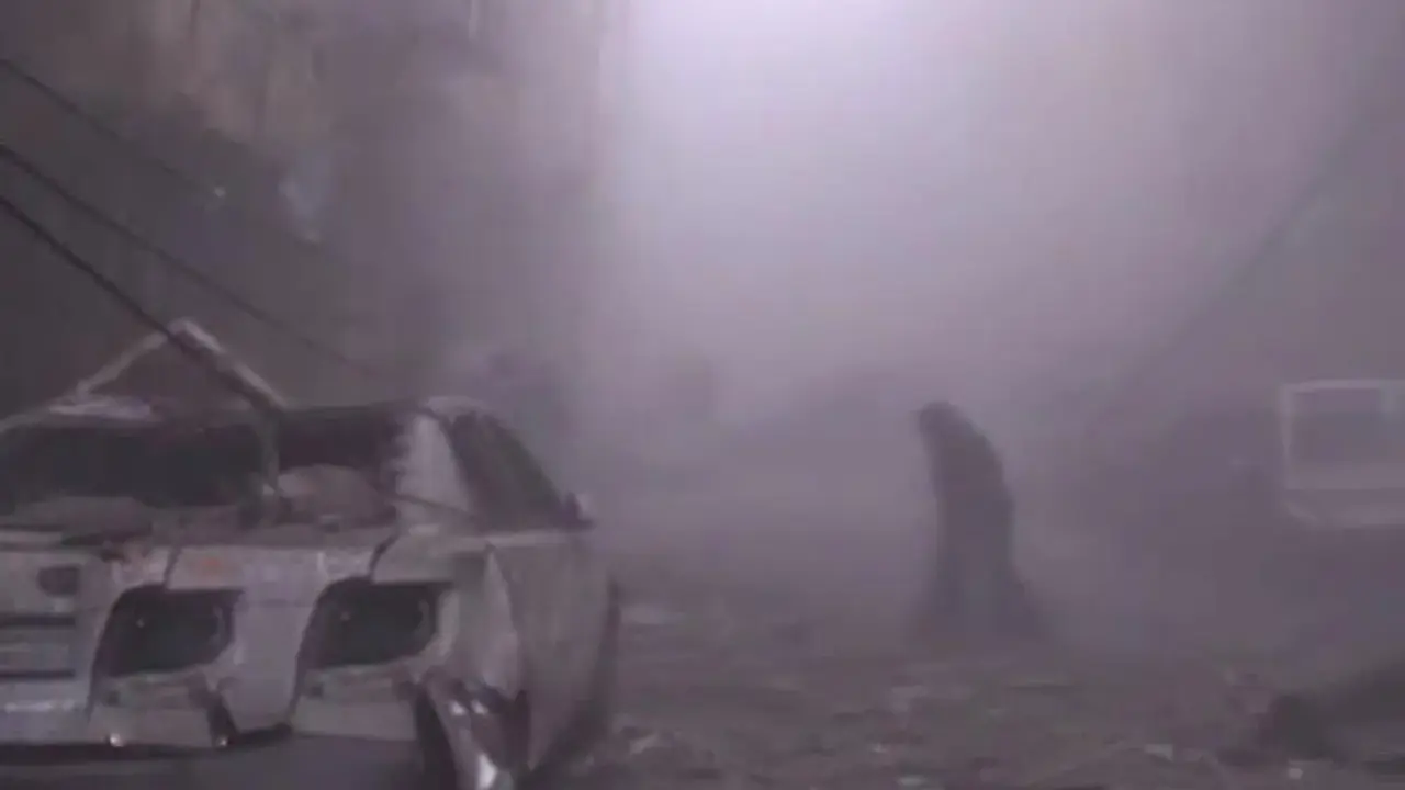 VIDEO: Jet Tempur Tak Dikenal Luluhlantakkan Kota Damaskus