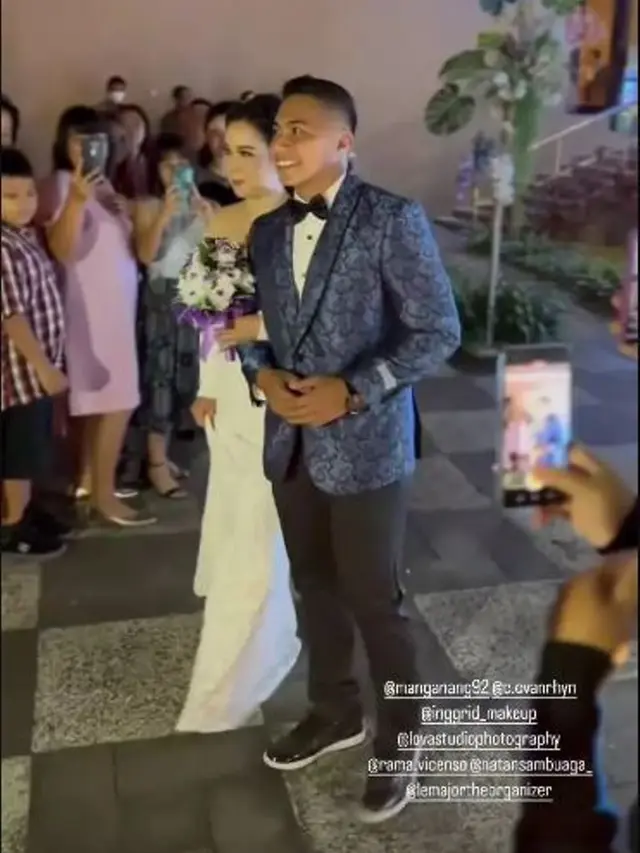 Aprilio Manganang Resmi Menikah dengan Claudya