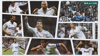 Kolase - Real Madrid, Cristiano Ronaldo, Zinedine Zidane, Raul Gonzales (Bola.com/Adreanus Titus)
