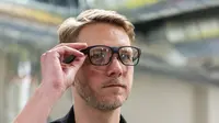 Ilustrasi kacamata pintar besutan Intel. (Foto: The Verge)