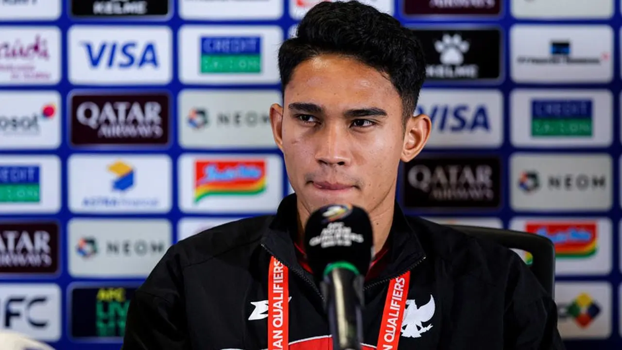 Pemain Timnas Indonesia, Marselino Ferdinan (c) Bola.net/Bagaskara Lazuardi