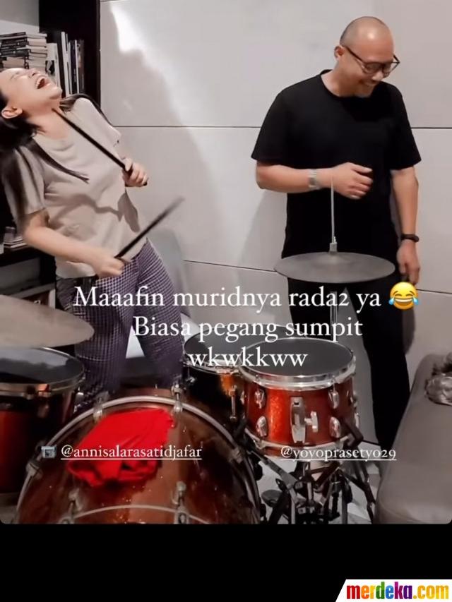 Rossa Diam Diam Minta Yoyo Padi Mantan Suaminya Mengajari Main Drum Suhu Aing Showbiz 