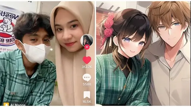7 Editan Foto Netizen Jadi Anime Pakai Filter Ini Hasilnya Kocak Banget, Bikin Heran