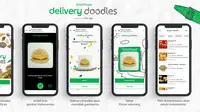 Grab menghadirkan fitur baru di GrabFood, yakni Grab Delivery Doodles yang mengubah gambar anak-anak menjadi pesanan makanan menggunakan teknologi AI Google (Foto: Grab Indonesia)