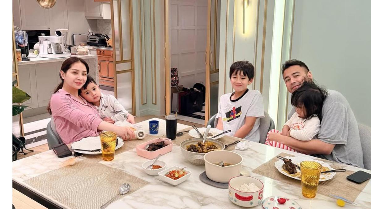 5 Potret Ruang Makan Rumah Raffi Ahmad saat Sahur Bersama Ketiga Anaknya