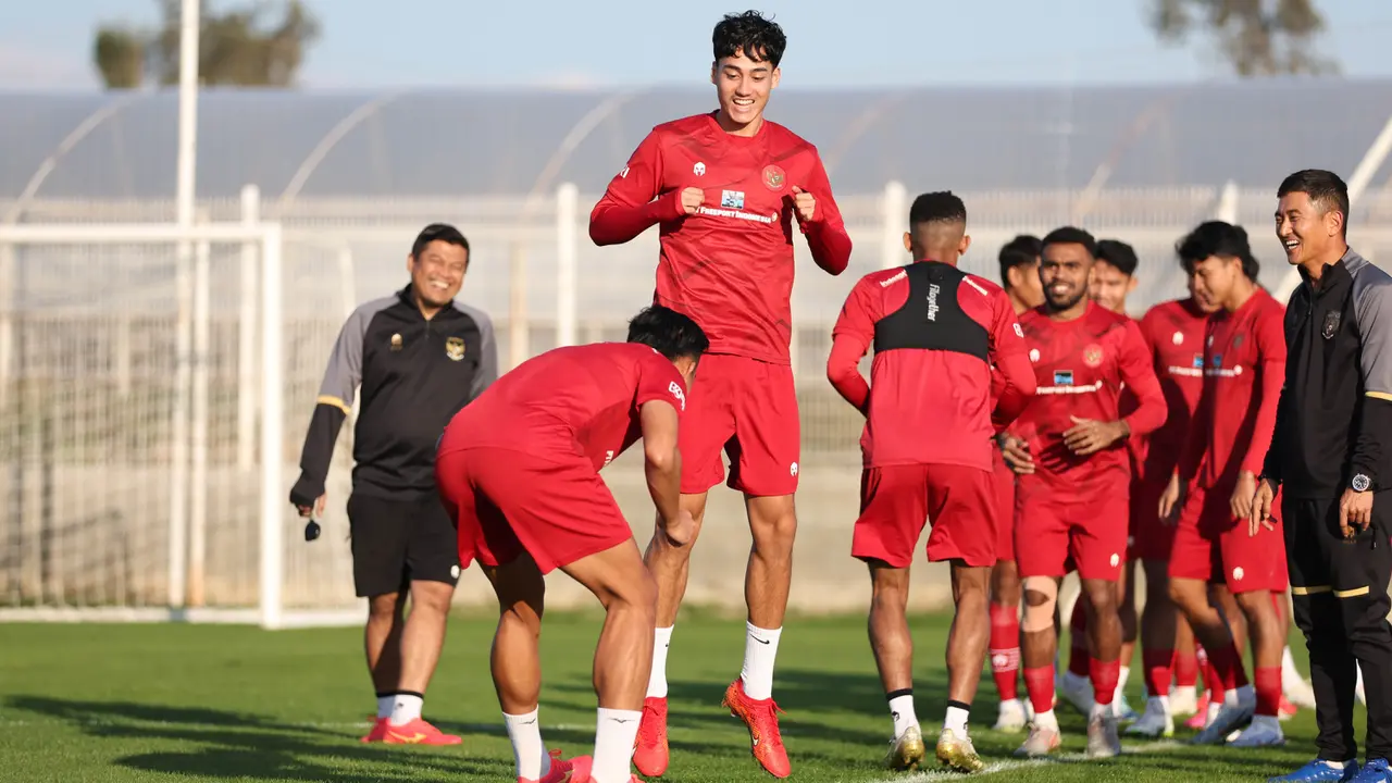 Foto: Senyum Semringah Pemain Timnas Indonesia saat Sesi Latihan di Turki, Sudah Ada Rafael Struick dan Ivar Jenner